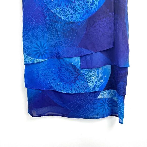 Desigual Layered Blue Tunic dress Sz 36 EU - Picture 5 of 15